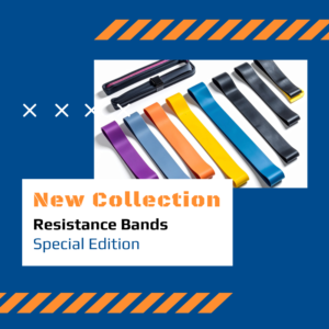 resistance bands set (home workout kit)